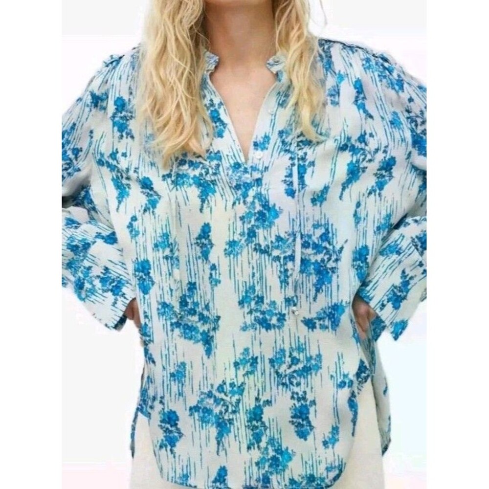 DAY Birger et Mikkelsen Brandy Floral Elements Blouse Size 38 US M  631$ Retail